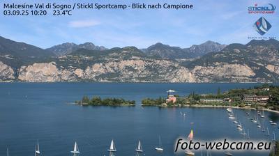immagine della webcam nei dintorni di San Zeno di Montagna: webcam Malcesine