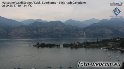 immagine della webcam nei dintorni di San Giacomo di Brentonico: webcam Malcesine