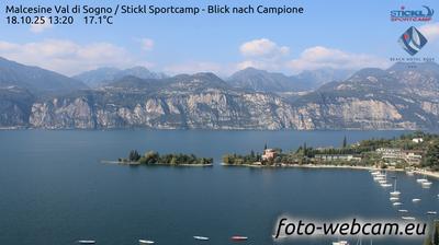 immagine della webcam nei dintorni di Molina di Ledro: webcam Malcesine