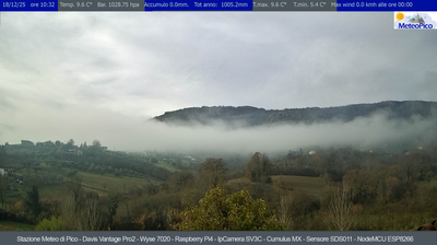 immagine della webcam nei dintorni di Sant'Oliva Pontecorvo: webcam Pico