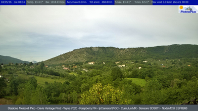 immagine della webcam nei dintorni di Castelliri: webcam Pico