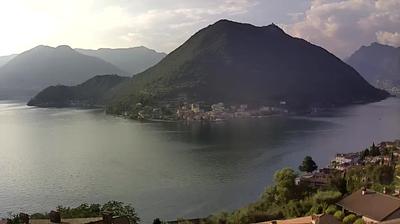Preview delle webcam di Monte Isola › Ovest: Sulzano - Peschiera Maraglio - Lake Iseo - Isola di San Paolo