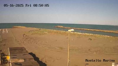 immagine della webcam nei dintorni di Marina di Pescia Romana: webcam Montalto Marina