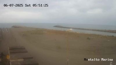 immagine della webcam nei dintorni di Marta: webcam Montalto di Castro
