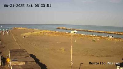 immagine della webcam nei dintorni di Montalto di Castro: webcam Montalto Marina