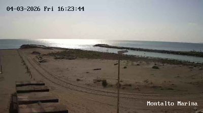 immagine della webcam nei dintorni di Civitavecchia: webcam Montalto Marina