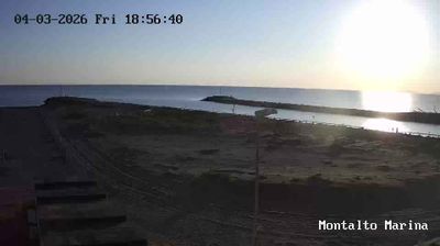 immagine della webcam nei dintorni di Civitavecchia: webcam Montalto Marina