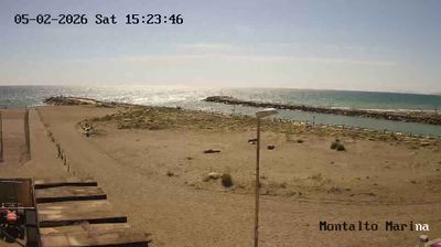 immagine della webcam nei dintorni di Montalto di Castro: webcam Montalto Marina