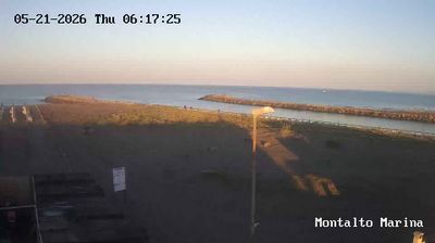immagine della webcam nei dintorni di Civitavecchia: webcam Montalto Marina
