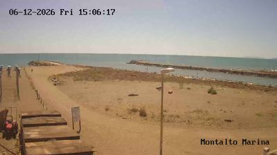 immagine della webcam nei dintorni di Allumiere: webcam Montalto Marina