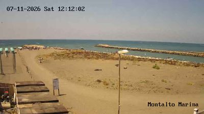 immagine della webcam nei dintorni di Allumiere: webcam Montalto Marina