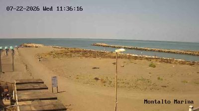 immagine della webcam nei dintorni di Montalto di Castro: webcam Montalto Marina