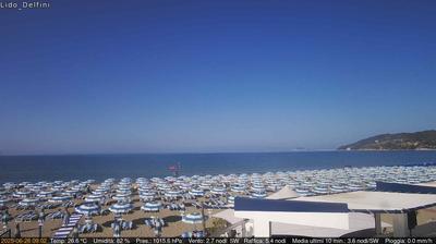 immagine della webcam nei dintorni di Gaeta: webcam Scauri