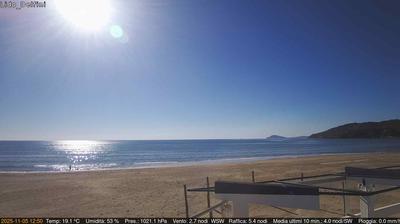 immagine della webcam nei dintorni di Pontecorvo: webcam Scauri