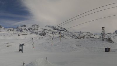 immagine della webcam nei dintorni di Breuil-Cervinia: webcam Cervinia Plan Maison
