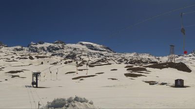 immagine della webcam nei dintorni di Champoluc: webcam Cervinia Plan Maison