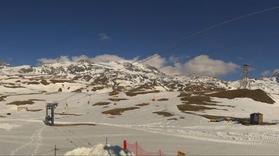 immagine della webcam nei dintorni di Chamois: webcam Cervinia Plan Maison
