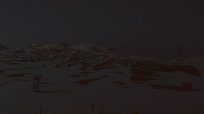 immagine della webcam nei dintorni di Staffal: webcam Cervinia Plan Maison