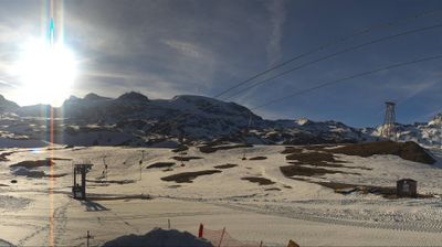 immagine della webcam nei dintorni di Saint Barthelemy: webcam Cervinia Plan Maison