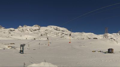 immagine della webcam nei dintorni di Breuil-Cervinia: webcam Cervinia Plan Maison