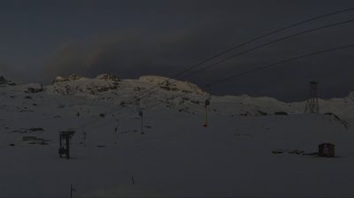 immagine della webcam nei dintorni di Valtournenche: webcam Cervinia Plan Maison