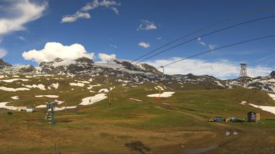immagine della webcam nei dintorni di Torgnon: webcam Cervinia Plan Maison
