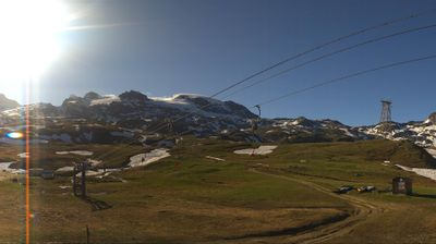 immagine della webcam nei dintorni di Chamois: webcam Cervinia Plan Maison