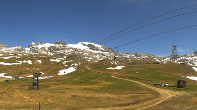 immagine della webcam nei dintorni di Chamois: webcam Cervinia Plan Maison