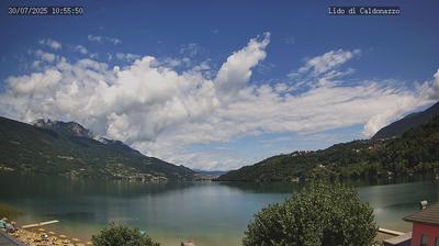 immagine della webcam nei dintorni di Baselga di Pinè: webcam Caldonazzo