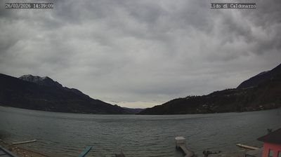 immagine della webcam nei dintorni di Baselga di Pinè: webcam Caldonazzo