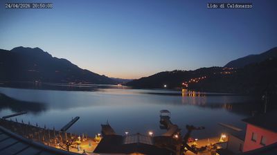 immagine della webcam nei dintorni di Laghi: webcam Caldonazzo