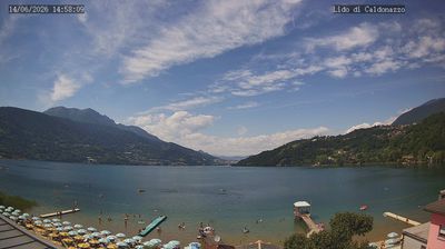 immagine della webcam nei dintorni di Laghi: webcam Caldonazzo