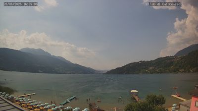 immagine della webcam nei dintorni di Baselga di Pinè: webcam Caldonazzo