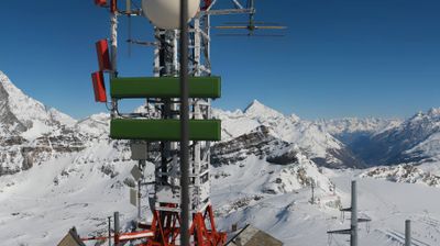 immagine della webcam nei dintorni di Saint Jacques: webcam Cervinia Plateau Rosa