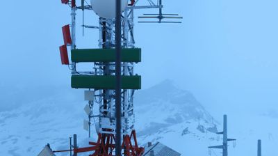 immagine della webcam nei dintorni di La Magdeleine: webcam Cervinia Plateau Rosa