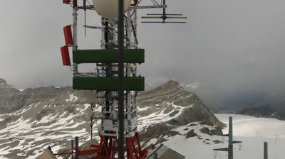 immagine della webcam nei dintorni di Ayas: webcam Cervinia Plateau Rosa