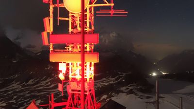 immagine della webcam nei dintorni di Staffal: webcam Cervinia Plateau Rosa