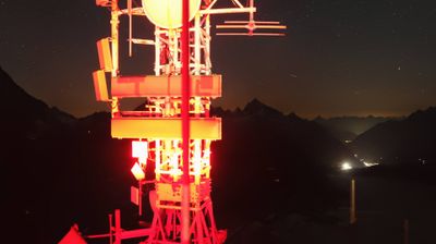 immagine della webcam nei dintorni di Punta Indren: webcam Cervinia Plateau Rosa