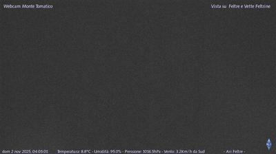 immagine della webcam nei dintorni di Passo di Gobbera: webcam Feltre