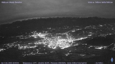 immagine della webcam nei dintorni di Canal San Bovo: webcam Feltre