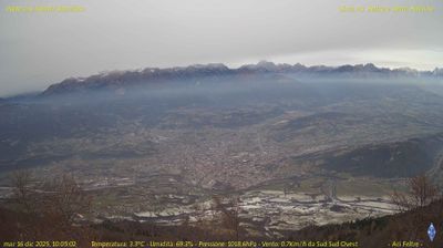 immagine della webcam nei dintorni di Passo Brocon: webcam Feltre