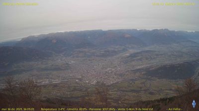 immagine della webcam nei dintorni di Passo Brocon: webcam Feltre