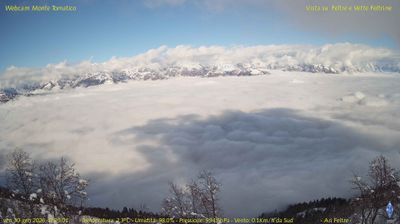 immagine della webcam nei dintorni di Passo Brocon: webcam Feltre