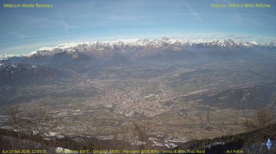 immagine della webcam nei dintorni di Tonadico: webcam Feltre