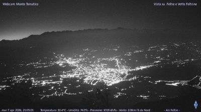 immagine della webcam nei dintorni di Primolano: webcam Feltre