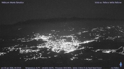 immagine della webcam nei dintorni di Primiero San Martino di Castrozza: webcam Feltre