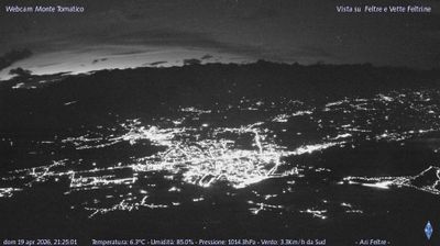 immagine della webcam nei dintorni di Castello Tesino: webcam Feltre