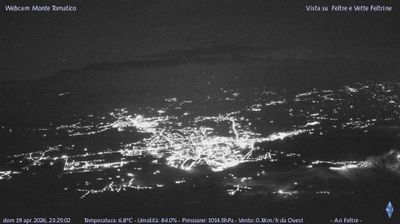 immagine della webcam nei dintorni di Passo di Gobbera: webcam Feltre