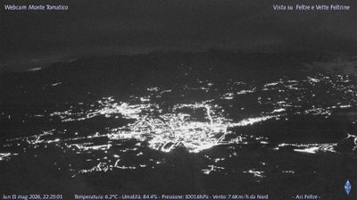 immagine della webcam nei dintorni di San Gregorio nelle Alpi: webcam Feltre