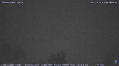 immagine della webcam nei dintorni di Primiero San Martino di Castrozza: webcam Feltre